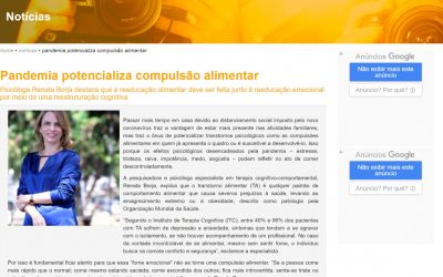 Pandemia potencializa compulsão alimentar