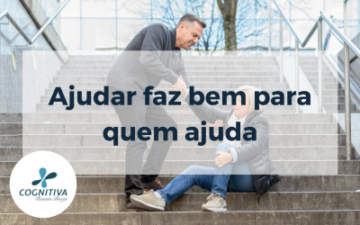Ajudar faz bem para quem ajuda